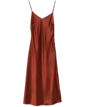 Cynthia Rowley Satin Dress - Red