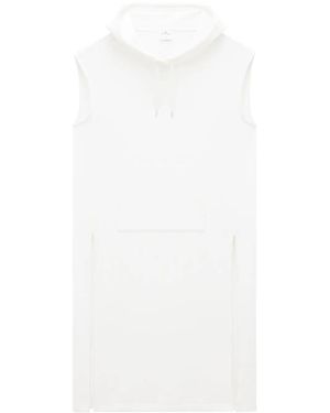 Courreges Hooded Sleeveless Tunic - White