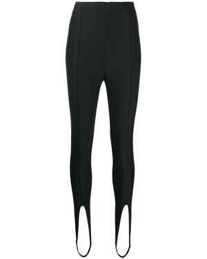 John Elliott High-Waist-Leggings Mit Steg - Schwarz