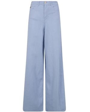 Lois Marlene Wideleg Trousers - Blue