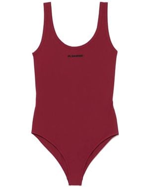 Jil Sander 104 Swimsuit - Red