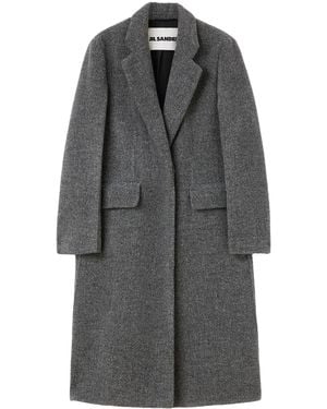 Jil Sander Maßgeschneiderter mantel - Grau