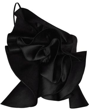 Johanna Ortiz Silk Top - Black