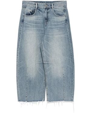 JNBY Tapered Frayed Edge Jeans - Blue