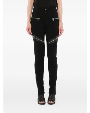 Givenchy Zip-Detail Skinny Trousers - Black
