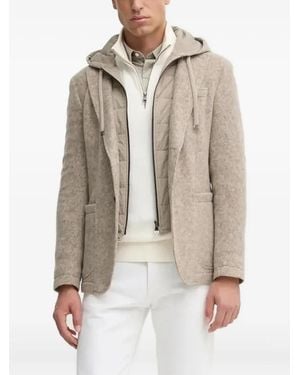 Joop! Blazer Con Cappuccio - Neutro
