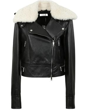 Sportmax Toscana Leather Jacket - Black