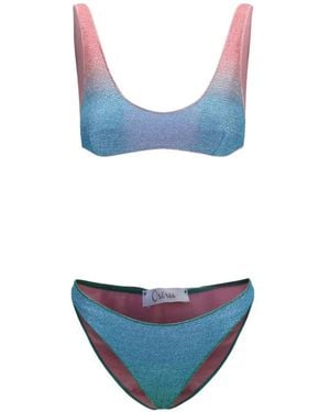 Oséree Lumière Ombré-Effect Bikini - Blue