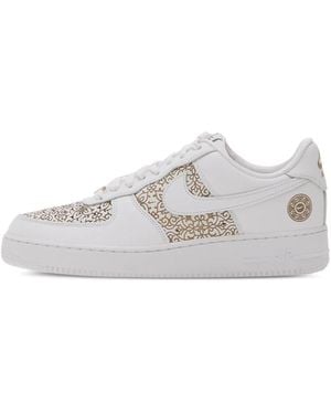Nike Air Force 1 '07 Lv8 Arabesque-Printed Low-Top Trainers - White