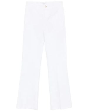 40 Weft Pantalones Rectos Thea - Blanco