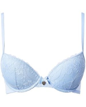 Twinset Reggiseno Push-Up Con Ricamo - Blu