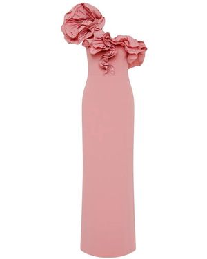Rebecca Vallance Ella One-Shoulder Maxi Dress - Pink