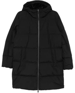 Herno Hooded Padded Coat - Black