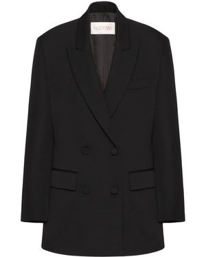 Valentino Garavani Grisaille Blazer - Black