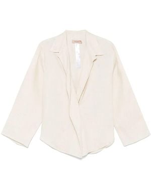 Twinset Linen Blouse - White