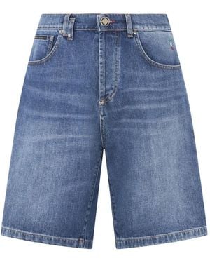 Philipp Plein Formentera Fit Shorts Basic - Blue