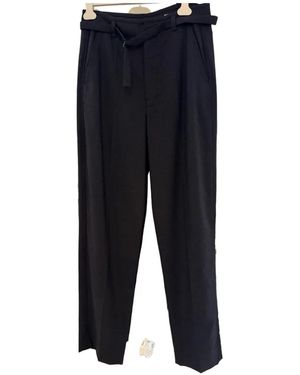 Maison Rabih Kayrouz Drawstring-Fastening Wide-Leg Trousers - Blue