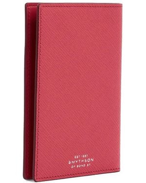 Smythson Panama Passport Cover - Pink