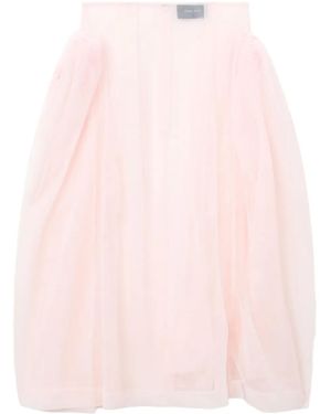 Simone Rocha Sheer Skirt - Pink