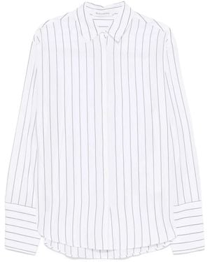 Frankie Shop Helen Striped Shirt - White