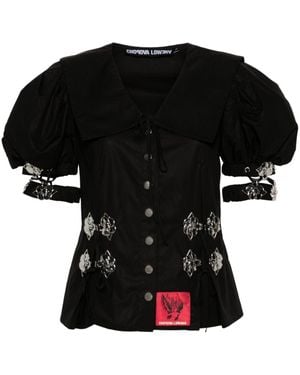 Chopova Lowena Star Knot Shirt - Black