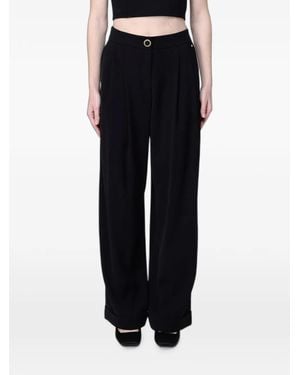 ARMANI EXCHANGE Pleated Trousers - Black