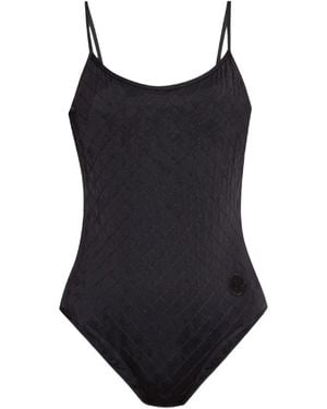 Moncler Maillot De Bain À Dos Ouvert - Noir