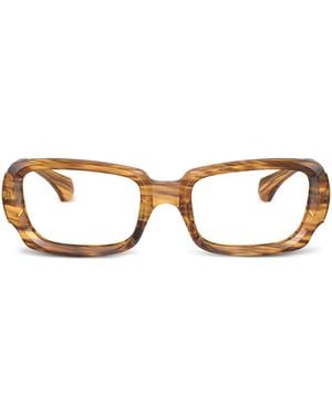 Alain Mikli Rectangle-Frame Sunglasses - Brown