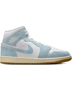 Nike Air 1 Mid Denim/Gum Sneakers - Blau