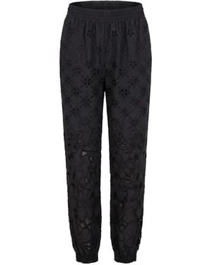 Ermanno Scervino Pantalon Brodé - Black