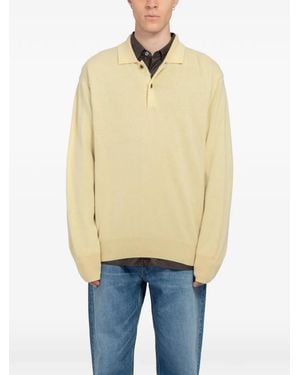 Ssstein Cashmere Polo Sweater - Natural