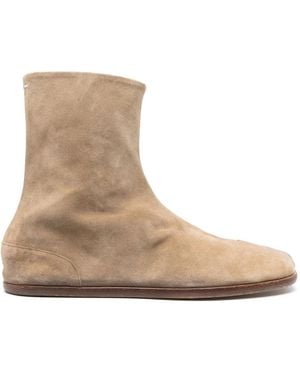 Maison Margiela Tabi スエード ブーツ - ナチュラル