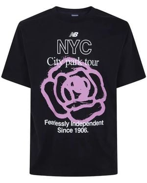 New Balance Nyc City Run T-Shirt - Black