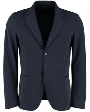 THE (Alphabet) The (Jacket) Single-Breasted Blazer - Blue
