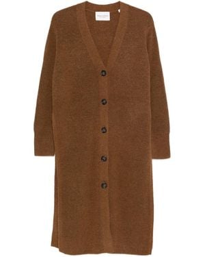 Marc O' Polo Cappotto Con Scollo A V - Marrone