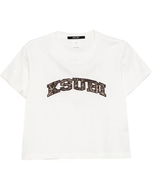 Ksubi Logo-Embroidered T-Shirt - White
