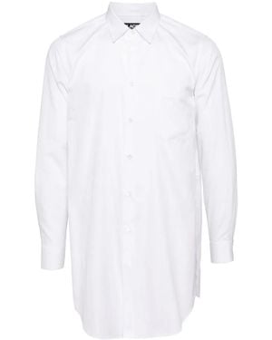 COMME DES GARÇON BLACK Side-Slit Shirt - White