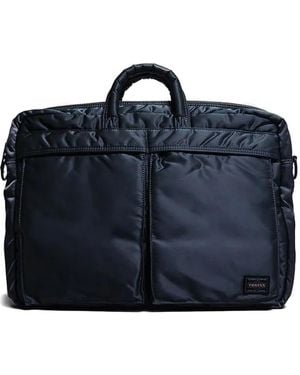 Porter-Yoshida and Co Tanker Helmet Briefcase - Blue