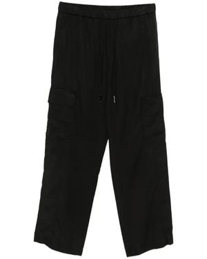 Iceberg Cargo-Pocket Trousers - Black