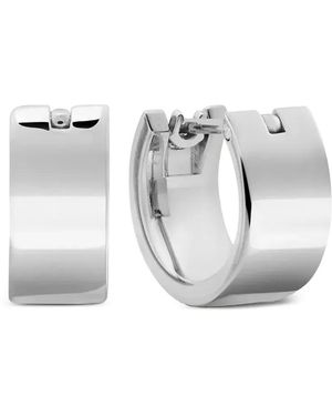 Daniel Wellington Line Chunky-Hoop Earrings - White
