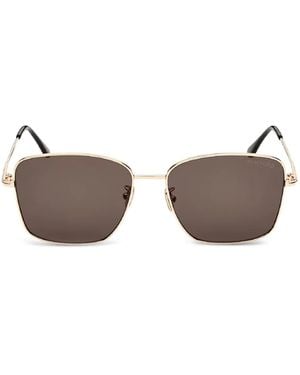 Tom Ford Full-Rim Square-Eye Sunglasses - Brown