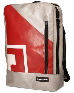 Freitag Hazzard Colour-Block Backpack - Red