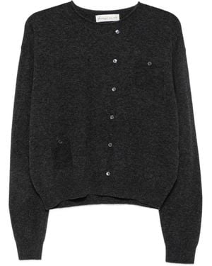 Phisique Du Role Round-Neck Cardigan - Black
