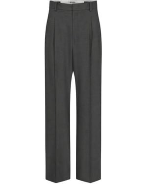 Rossi Nomy Pleated Tailored Trousers - Grey