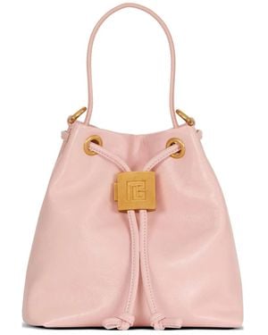 Balmain Pulse Bucket Bag - Pink
