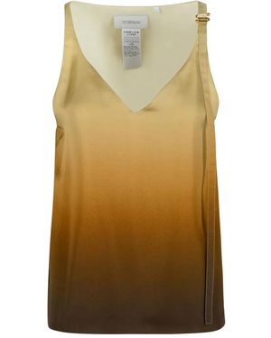 Sportmax Alcuno Gradient Silk Top - Natural