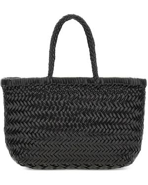 Dragon Diffusion Leather Tote Bag - Black