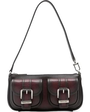 Michael Kors バックルディテール ショルダーバッグ - ブラック