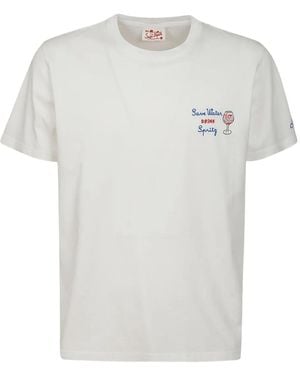 Mc2 Saint Barth エンブロイダリー Tシャツ - ホワイト