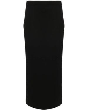 Tibi Compact Ultra Midi Skirt - Black